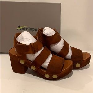 Brand new suede sandals